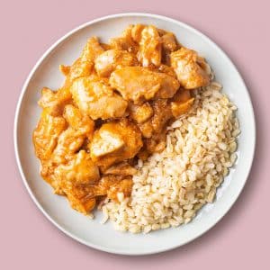Pollo de corral a la campesina con guarnición de trigo (400 g.)